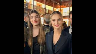 Both#sisters #infanta_sofía and #princesleonar looks so pretty 😍🤩#luxurylife #royalfamily 😍#spain👑😍