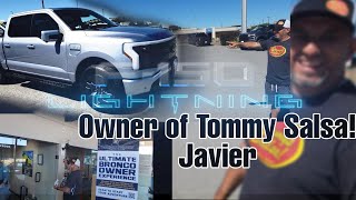 FIRST FORD F-150 LIGHTNING OWNER IN MARIN COUNTY! | Javier of Tommy Salsa!