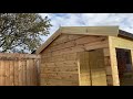 10ft x 6ft reverse apex summerhouse