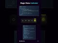 Magic Light Navigation menu indicator using HTML CSS & JS