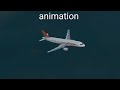 jeju air 2216 crash animation i made it my self vs reality