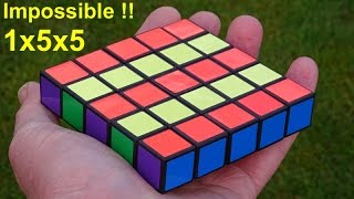 Tony Fisher's *IMPOSSIBLE* 1x5x5 (fully functional correctly proportioned cuboid puzzle)