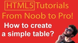 html5 tutorial #12 table basics