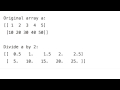 Arithmetic operations