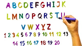 learn abcd aphabet and counting number for kids || abcd || alphabets
