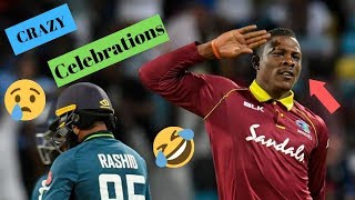 Top 10 Unique and Crazy Celebrations in Cricket History | wicket celebrations in cricket |