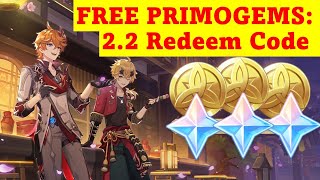 Free Primogems & Mora Redeem Code!! | Genshin Impact