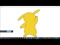 Draw Pikachu with Python  #pbh #python #coding