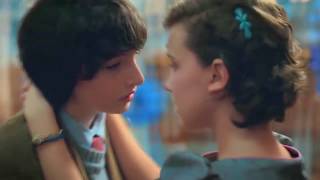 Mileven kiss- snowball - "I'm coming in." - ST 2