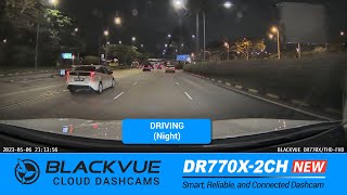 BlackVue DR770X-2CH Dashcam | Night Driving 1/2