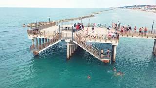 italy francavilla al mare  diving jumps dji mavic pro drone