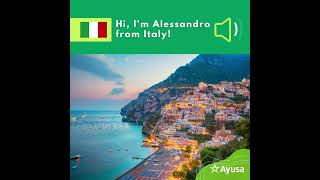 Meet Alessandro from Italy!