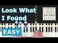 Lady Gaga - Look What I Found - EASY Piano Tutorial - (A Star is Born) - Sheet Music