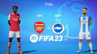 FIFA 23 - Arsenal vs Brighton - Premier League 22/23 | Full Match at the Emirates Stadium