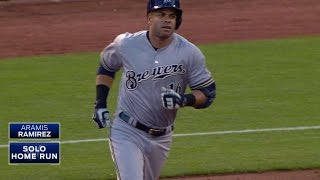 MIL@CIN: Aramis crushes mammoth homer to left field