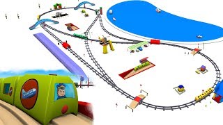 chu chu train - trains for children - Train for kids - Toy Trains - Kids Railway - Toy Factory