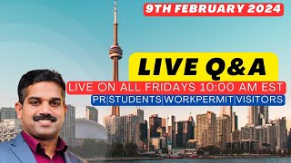 Live Q&A Canada Updates|Career Guidance|IT Jobs 2024|Teaching Jobs in Abroad|Bijo Sebastian Canada