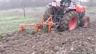 Kubota L3200 + Komondor SE-3 Szántás/Ploughing/Orka {2015} HD