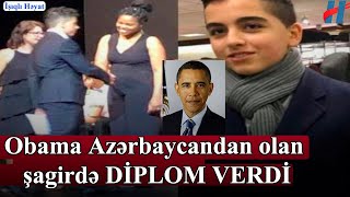 Obamanın xanımı Azərbaycandan olan şagirdə DİPLOM VERDİ