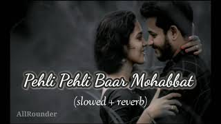 Pehli Pehli Baar Mohabbat Ki Hai | [Slowed + Reverb] | Sirf Tum | Lofi Songs | AllRounder