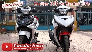 Exciter 150 và Exciter 135 ▶ So sánh tổng quan (Bản RC Trắng đỏ)