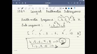 Leetcode 1027 Longest Arithmetic Subsequence
