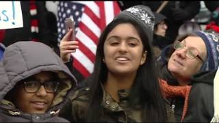 Group continues protest against Trump's travel bans in Cincinnati streets