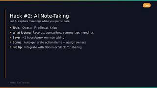 5 AI Productivity Hacks That Save You 10 Hours/Week