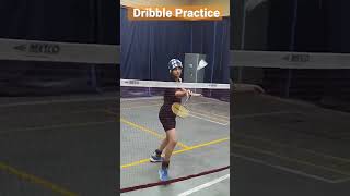 Badminton  Dribble Drill🔥 and trick short #badminton #shorts  #bwf  #viral #games #trending