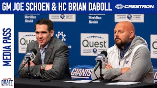 Joe Schoen & Brian Daboll Talk Secondary Additions: Tyler Nubin & Dru Phillips | Giants Draft