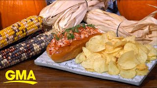 Tasting the delicious dishes at Yankee Stadium