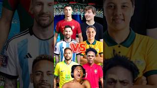 Ronaldo Team vs Mr. Beast Team (Ronaldo Messi Neymar vs Mr. Beast Sam Kerr Ishowspeed) #shorts#viral