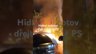 Hidhet molotov drejt selise se PS