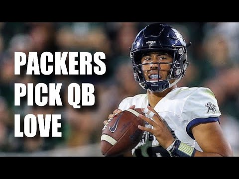 PACKERS PICK QB JORDAN LOVE - YouTube