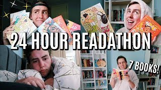 READING 7 BOOKS IN ONE DAY | 24 HOUR READATHON VLOG