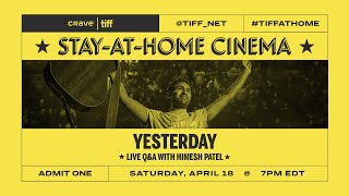 Q&A with Himesh Patel | TIFF Stay-at-Home Cinema | TIFF 2020