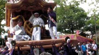 平成20年 堺市中区陶器地区祭礼宵宮(6/44)陶荒田神社宮入 上之