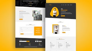 How to Create a Portfolio Website using Html, Css and JavaScript | Crown Coder
