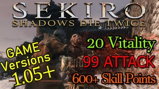 Sekiro Update 1.06 GET MAX STATS IN 10 MINUTES with Cheat Engine!