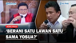 Hakim Morgan ke Ferdy Sambo: Berani Satu Lawan Satu dengan Yosua?