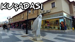 KUŞADASI CENTRUM WALK 🇹🇷 | 20 January 2025 | 4k UHD 60fps