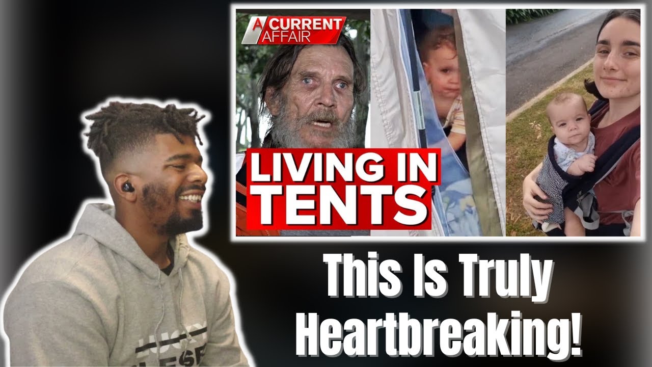 AMERICAN REACTS TO Aussies Forced To Live In Tents Amid Nation's Rental ...