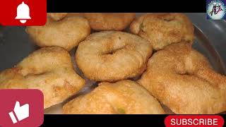 உளுந்து வடை- Savory Lentil Donuts#SouthIndian Ulunthu Vadai