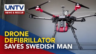 Swedish man saved by drone defibrillator, makes medical history