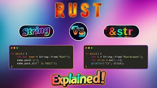 Mastering Strings in Rust String vs &str, Unicode, and All the Magic Explained!