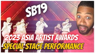 2023 Asia Artist Awards Special Stage performance of SB19 with &TEAM Reaction