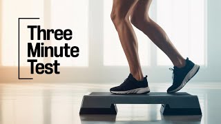 3-minute step test timer | test aerobic fitness without the beep test!