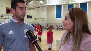 HENRIKH MKHITARYAN IN US USARMENIA EXCLUSIVE