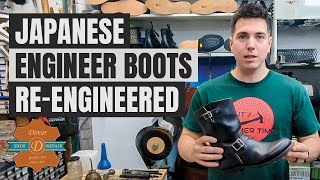 Japanese Engineer Boots Re-Engineered | Dimar Shoe Repair