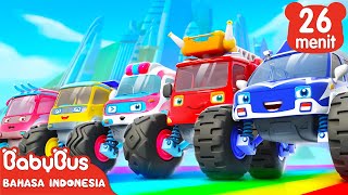 Lima Mobil Monster Lagu Mobil Monster Lagu Kendaraan Anak Lagu Anak BabyBus Bahasa Indonesia
